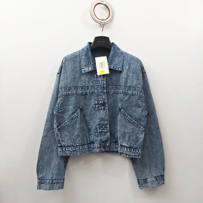 Jaket Jeans Wanita Oversize Brelet ORIGINAL by PM