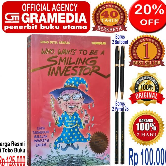 

Buku Who Wants To Be A Smiling Investor - Bonus Rahasia Kaya W Buffett