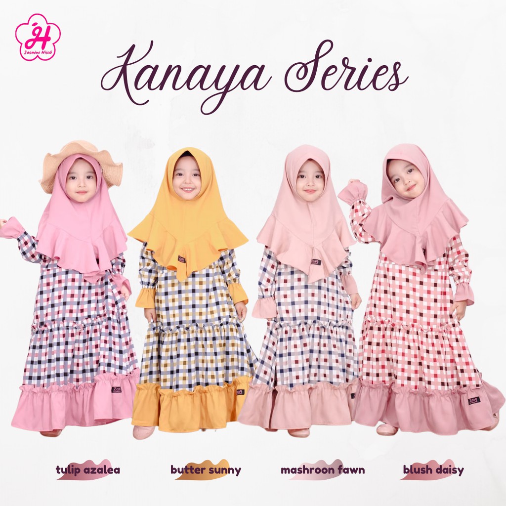 SET GAMIS ANAK KANAYA SERIES GAMIS ANAK MOTIF BY ZEA JASMINE