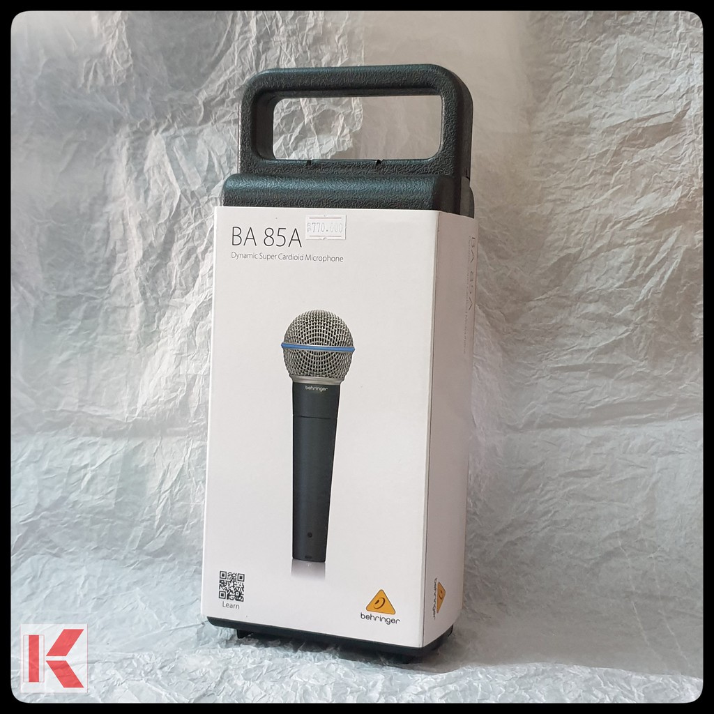 Microphone Behringer BA85A BA-85A BA 85A Mic Mikrofon Kabel