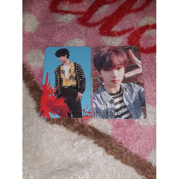 Photocard Jisung set (Ar selca + clip)
