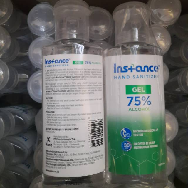 Instance hand sanitizer