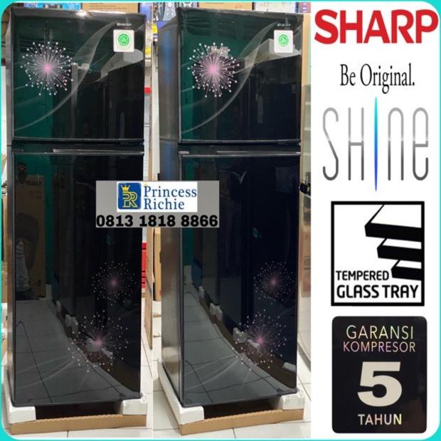 SHARP KULKAS 2 PINTU SJ 317MG MODEL TERBARU DGDF5465SE