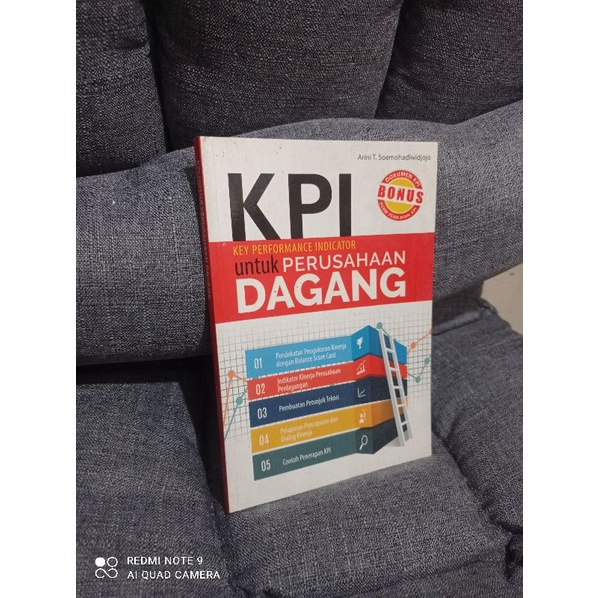 buku KPI key performance Indicator untuk perusahaan Dagang arini