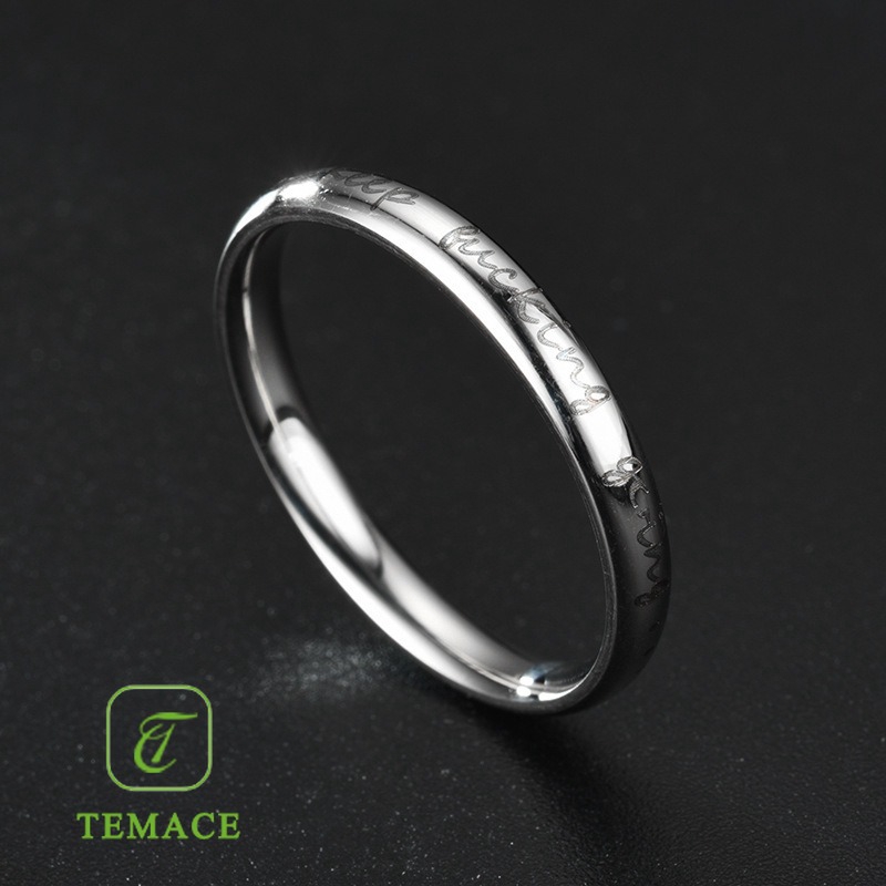 Cincin Couple Titanium ANTI KARAT SELAMANYA DA CT115 (SATUAN)