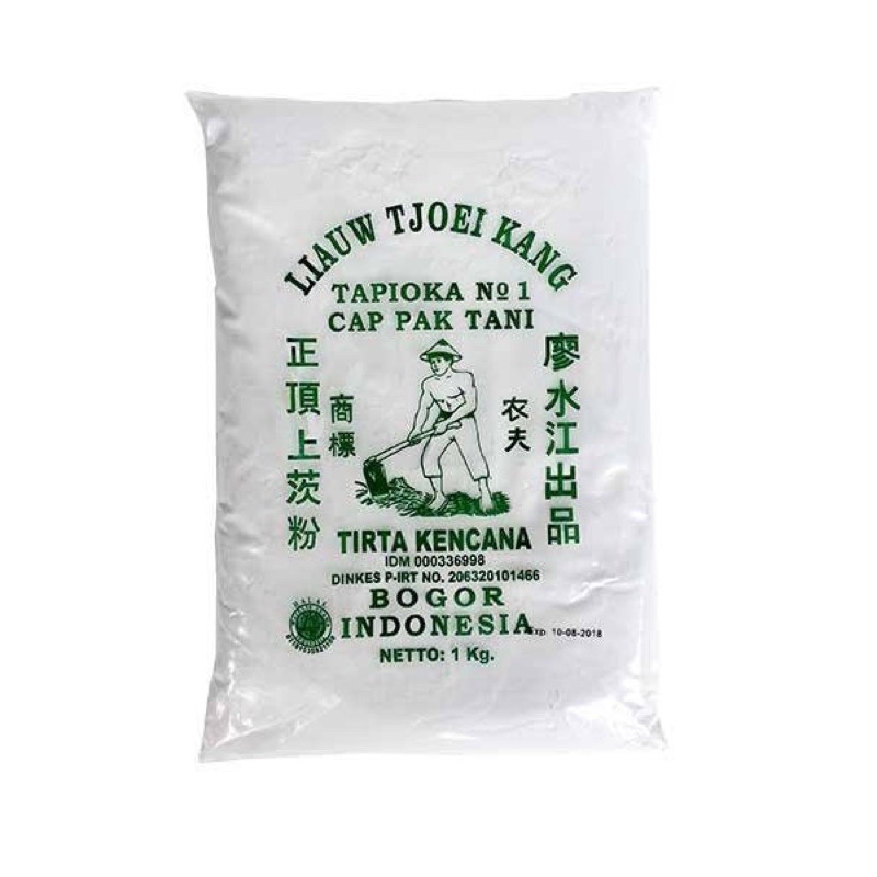 

Tepung Sagu Tapioka Cap Pak Tani Liauw Tjoei 1 kg