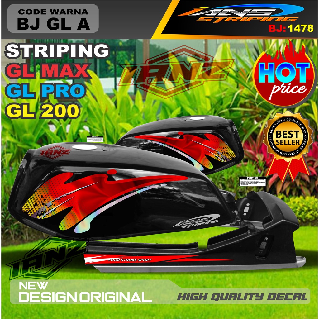 STIKER STRIPING GL 2000 VARIASI HOLOGRAM / STRIPING GL PRO MAX VARIASI HOLOGRAM / STRIPING GL