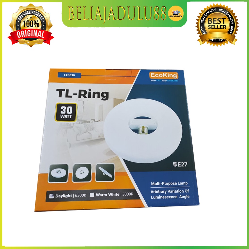 Beliajadulu88 lampu TL - ring  30watt dan 40watt ECOKING