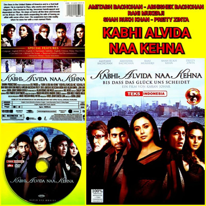 Kaset Terbaru Film India Kabhi Alvida Naa Kehna Shopee Indonesia