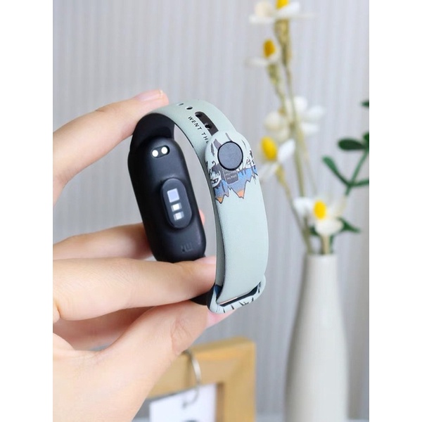 Strap Mi Band 7 6 5 4 3 Smile Morandi Tali Pengganti Xiaomi Mi Band 7 6 5 4 3 Morandi series Smile