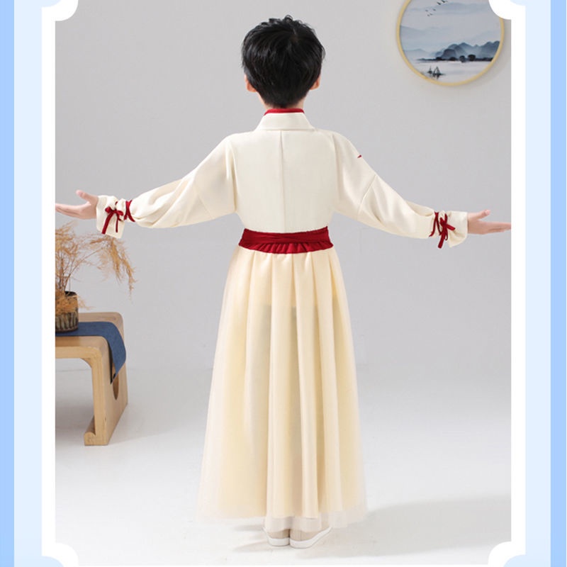 Girls' Hanfu dress children's princess dress big children's 2021 new autumn dress little girls' anci