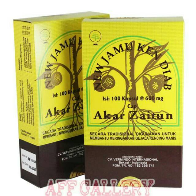 JAMU DIABETES AKAR ZAITUN | Kencing Manis
