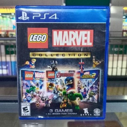 BD PS4 Lego Marvel Collection 3in1 Game CD Kaset Playstation4 Superheroes Avengers 2