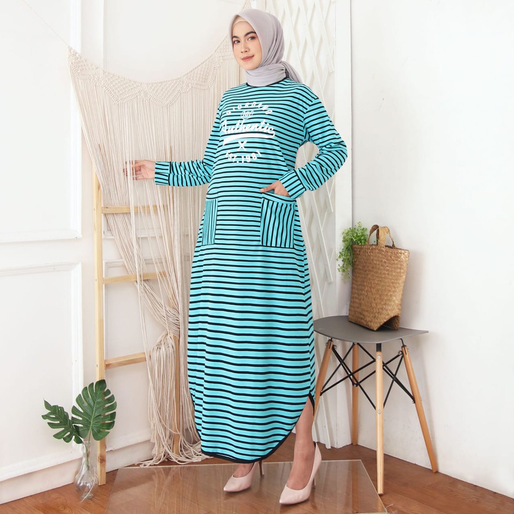 Gamis Salur Kantong saku kiri kanan | Ukuran Jumbo