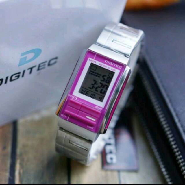Jam Tangan Wanita Digitec Original Sport Mesin Digital