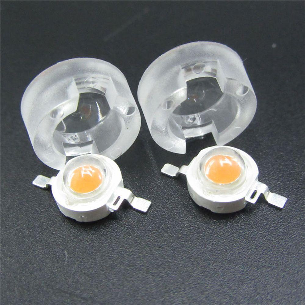 QUINTON Lensa LED Lensa Optik LED PCB Collimator Lens Cembung Lensa Akrilik15 30 45 60 90 Lensa 100 Derajat Untuk IR CCTV Lensa Mini