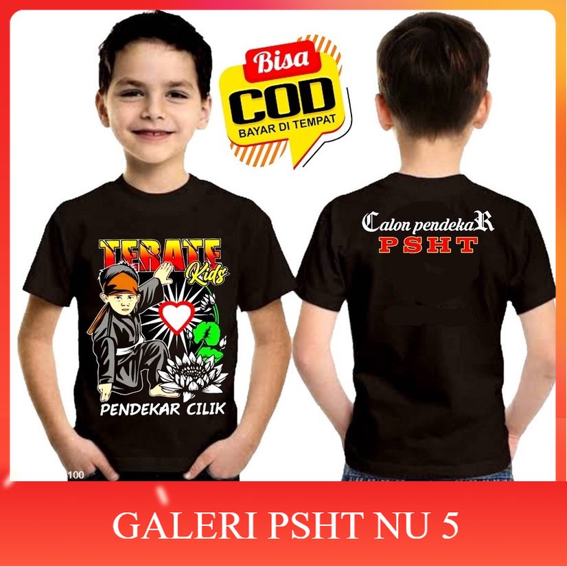 ATRIBUT PSHT- BAJU KAOS TERATE KIDS PSHT ANAK ANAK KECIL LAKI LAKI PEREMPUAN TERBARU PSHT