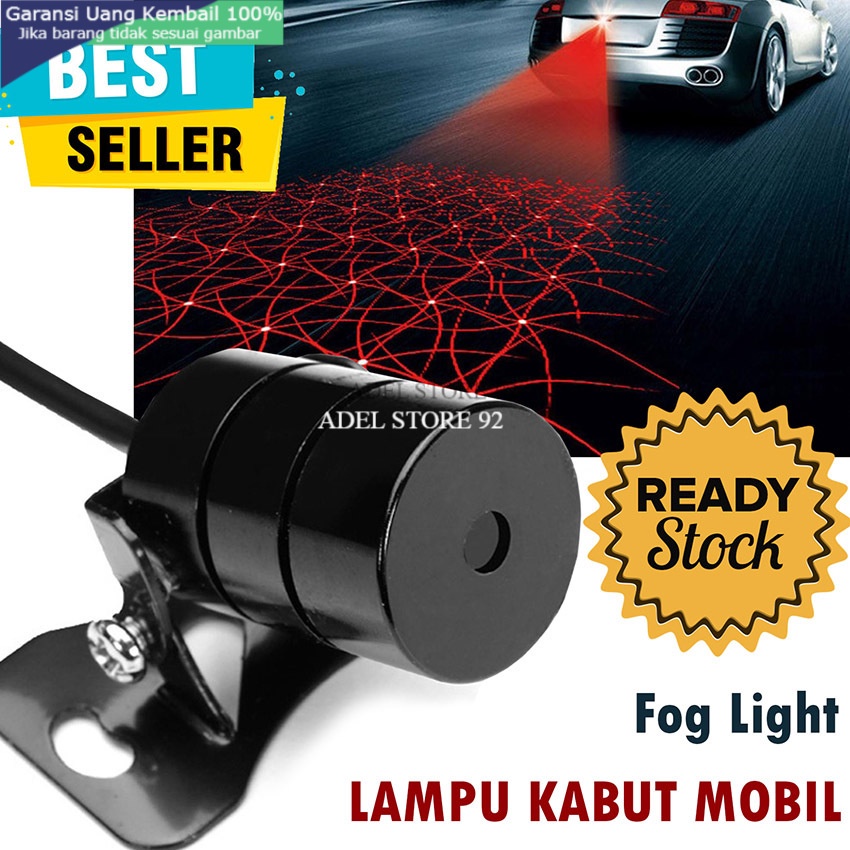 Lampu Kabut Fog Light Mobil Vignette Red Laser Car Lamp Backlight Light Lampu Belakang Back Warning