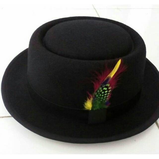Grosir (SSC) Topi fedora pork pie hat bandung Premium Termurah