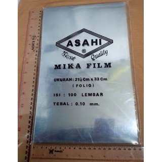 Plastik Mika Mica Film  Folio F4 Asahi Bening  Bagus Murah 