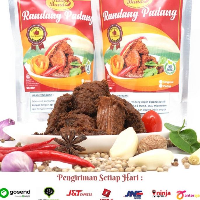 

Terlaris Rendang Daging Sapi Padang Salero Bundo 1 2 Kg Berryolshop42