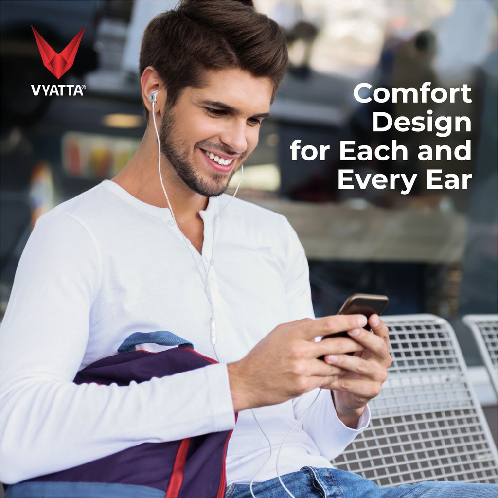 VYATTA BOOM V Earphone / Headset / Handsfree - Ultra Bass-4