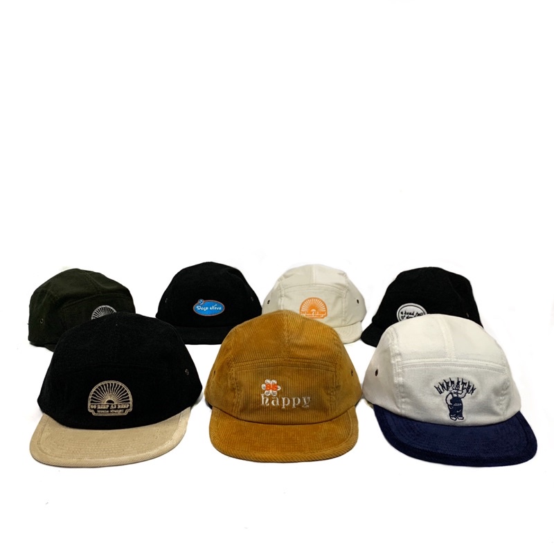 DEEPNEVE CAP CORDUROY MODEL 5 PANEL