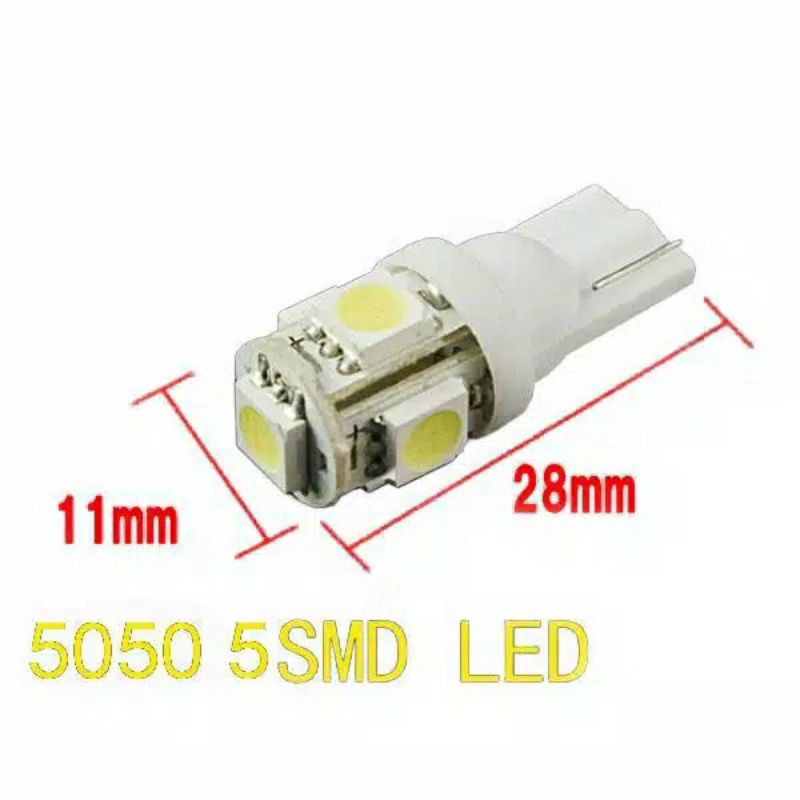 lampu led jagung t10 5 titik sein kota universal motor mau pun mobil