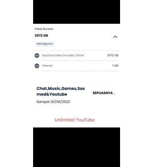 W4ET Perdana Telkomsel Ekstra Unlimited Masa Aktif 4 Bulan [36]