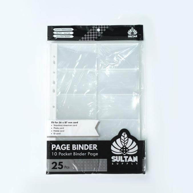 

Sultan Supply Page Binder 10 Pocket - 25 Pcs