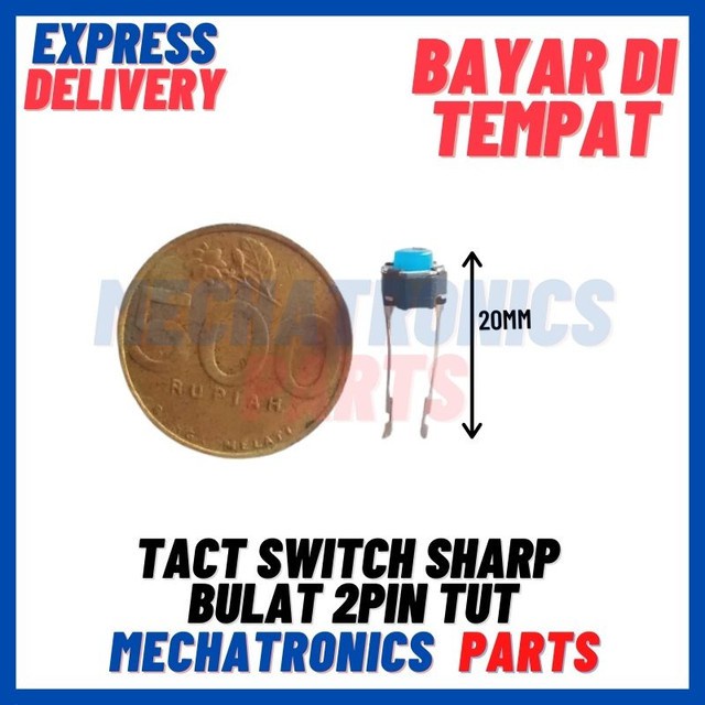 [SWI-9097] TACT SWITCH SHARP BULAT 2PIN TUT