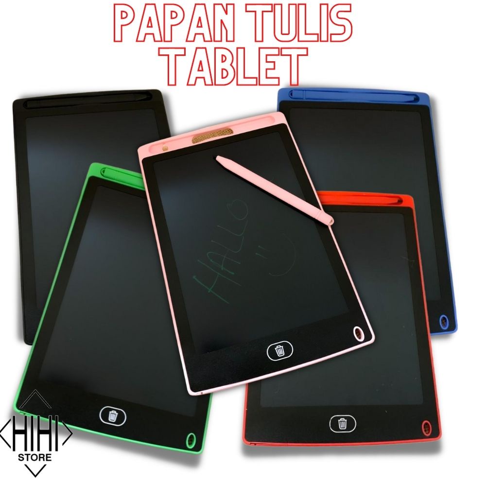 PAPAN TULIS TABLET - PAPAN TULIS HAPUS WRITING BOARD TABLET DIGITAL LCD LAYAR 8.5 inch