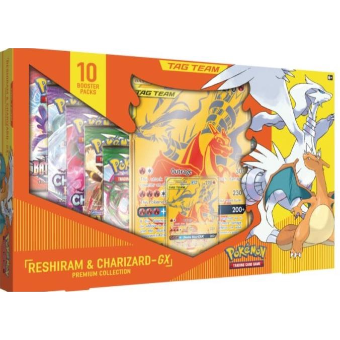 Kartu Pokemon Charizard Reshiram Premium Collection Box (Penyok Minor) Terbaru