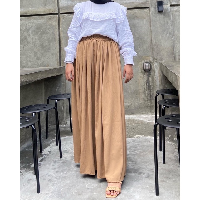 Alma Skirt By March | Flowly skirt | Panjang 98cm