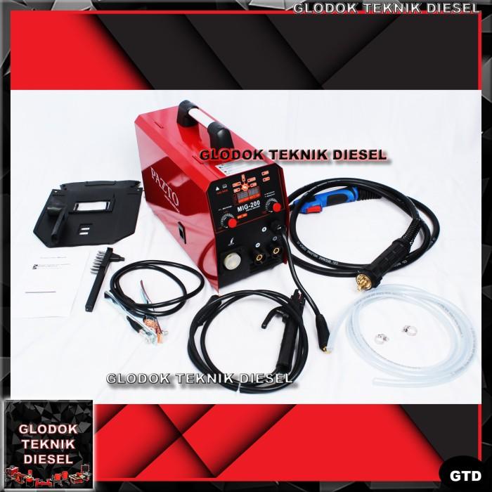PAZTO MESIN LAS MIG 200 A 5 KG CO2 TANPA GAS WELDING GASLESS JAPAN