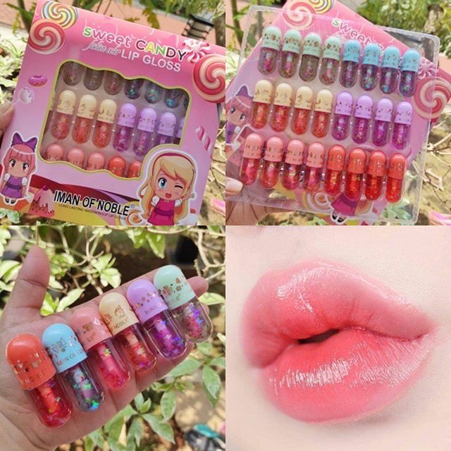 [LOLLIPOP] Lip Oil Iman of Noble Sweet Candy Mini Papan ecer