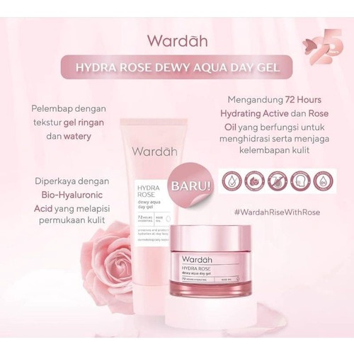 Wardah Hydra Rose Dewy Aqua Day Gel - 17ml