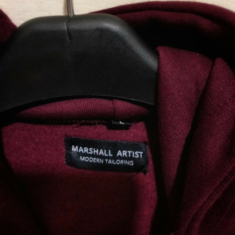 HOODIE MARSHALL ARTIST SIREN BURGUNDY