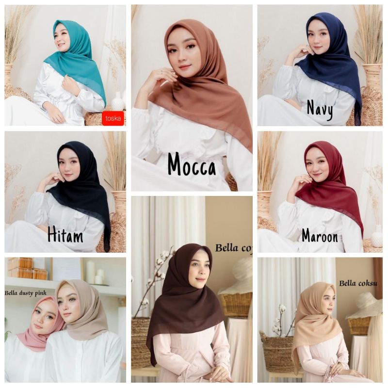 READY - HAMPERS HIJAB BELLA SQUARE KADO CEWEK KADO ULTAH MURAH