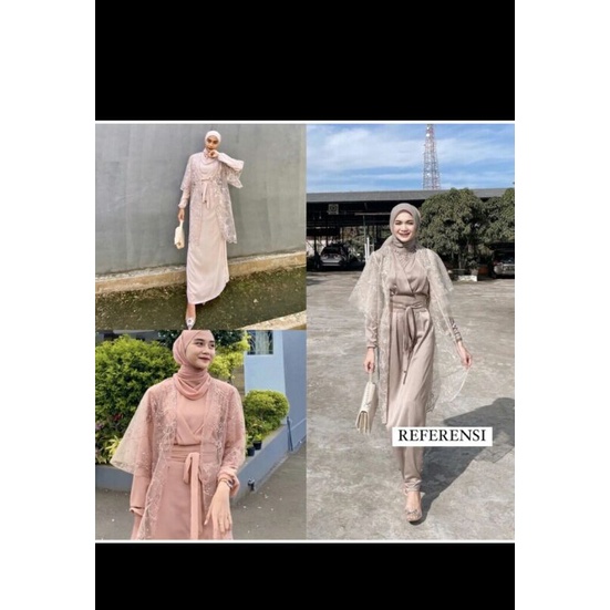 LUCIA BRUKAT TILLE DRESS