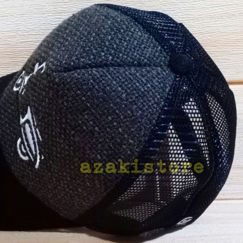 Topi Trucker Jaring Bordir Scooter kekinian