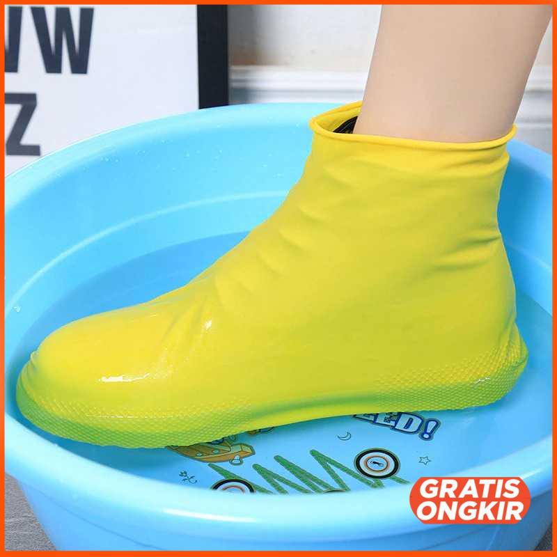 Cover Sepatu Anti Air Hujan Waterproof Silicone CJ191