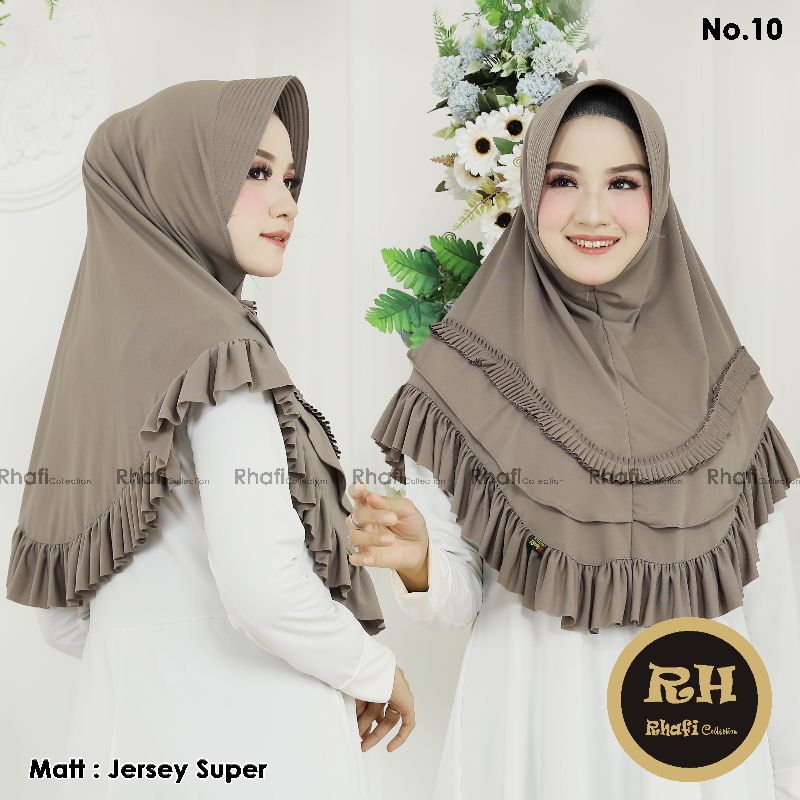 JILBAB INSTAN JERSEY SUPER / 10 / ORI RH COLLECTION