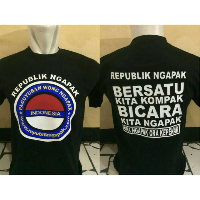 kaos/t shirt keren lucu JAWA REPUBLIK NGAPAK