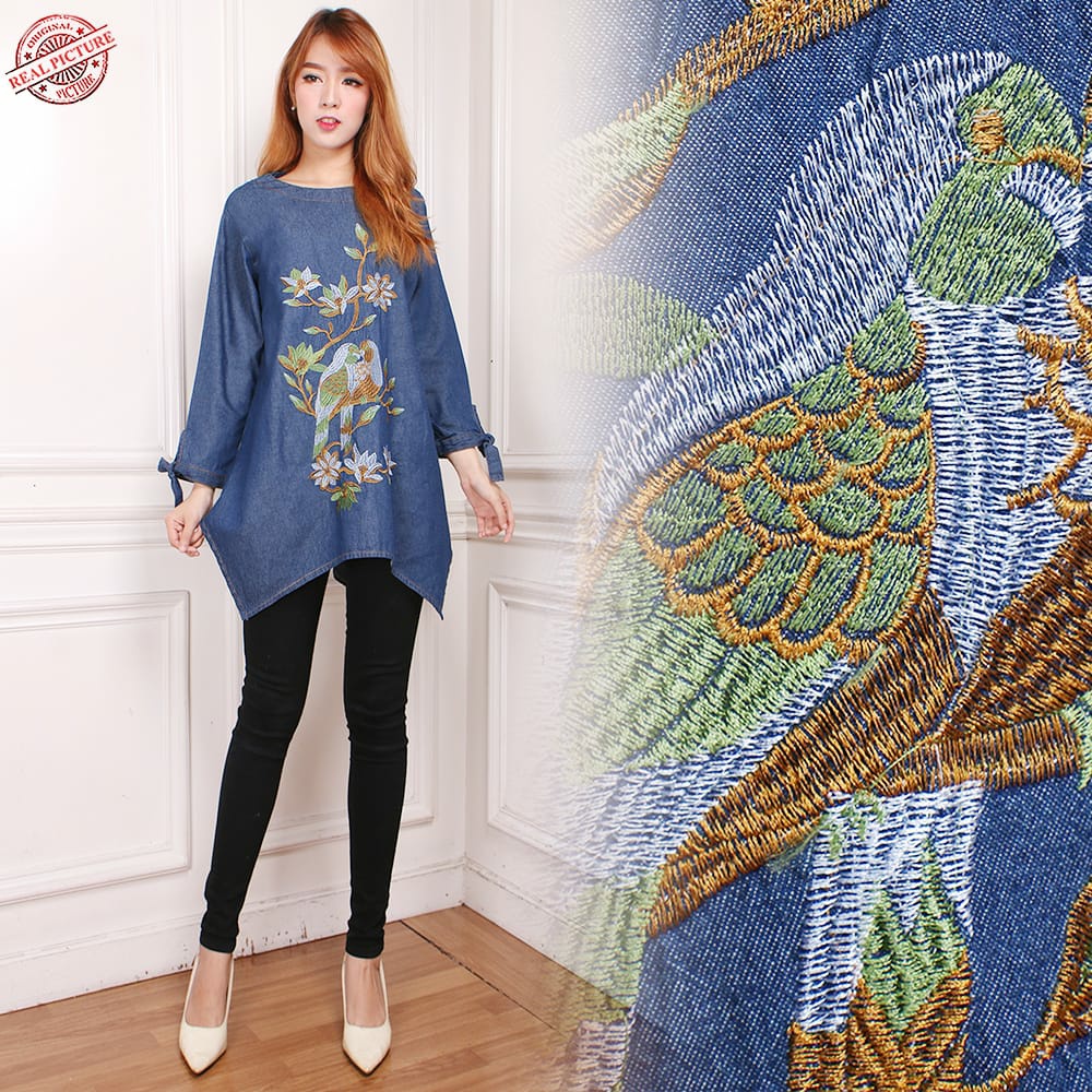 SB Collection PROMO Tunik Jeans Sahara Wanita