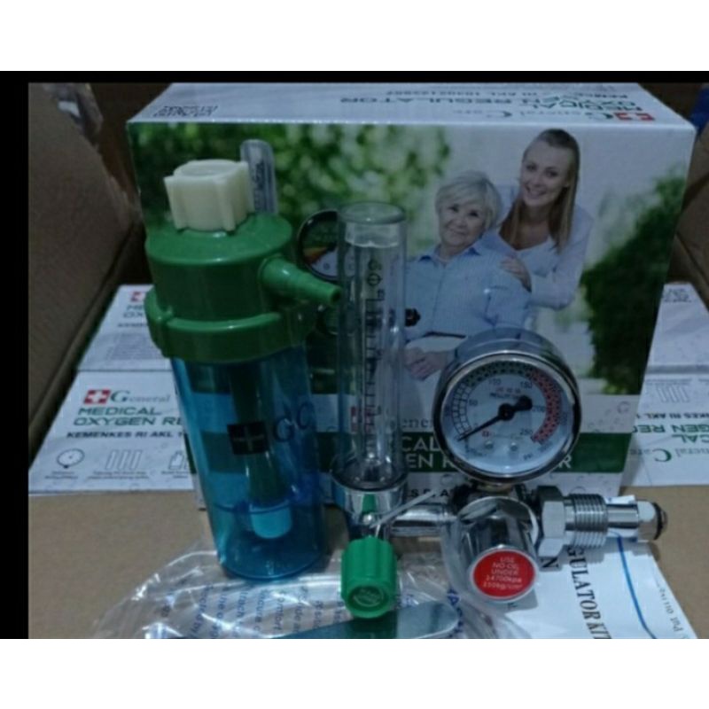 Regulator Oksigen Medis Set / Medical Oxygen Regulator General Care
