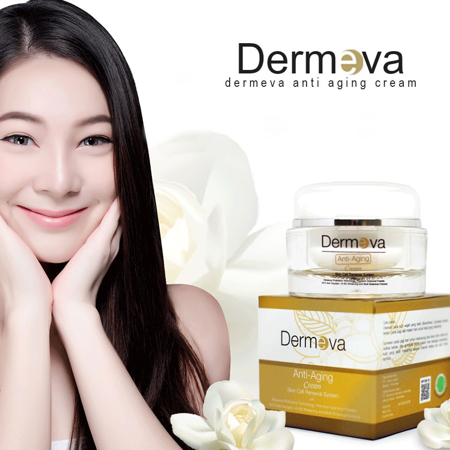 Cream Korea Penghilang Flek Hitam - Cream Anti Aging Dermeva - Cream Penghilang Kerutan Dermeva