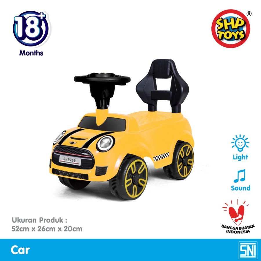 Mainan SHP Toys Ride on Car MIMO 709 Mainan Mobilan Anak / Mobil Dorong Anak