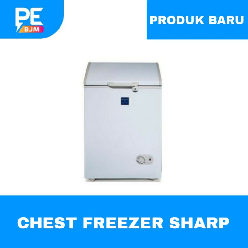 CHEST FREEZER SHARP - FRV-127 - GARANSI RESMI - KIRIM INVOICE
