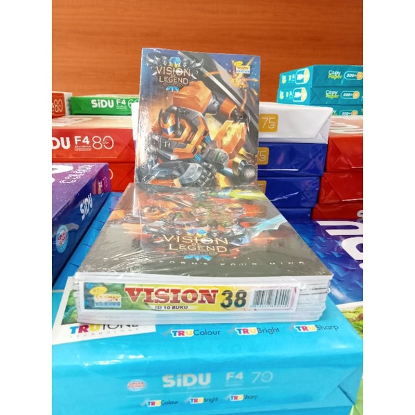 

Buku Tulis Vision 38 Isi 10 pcs